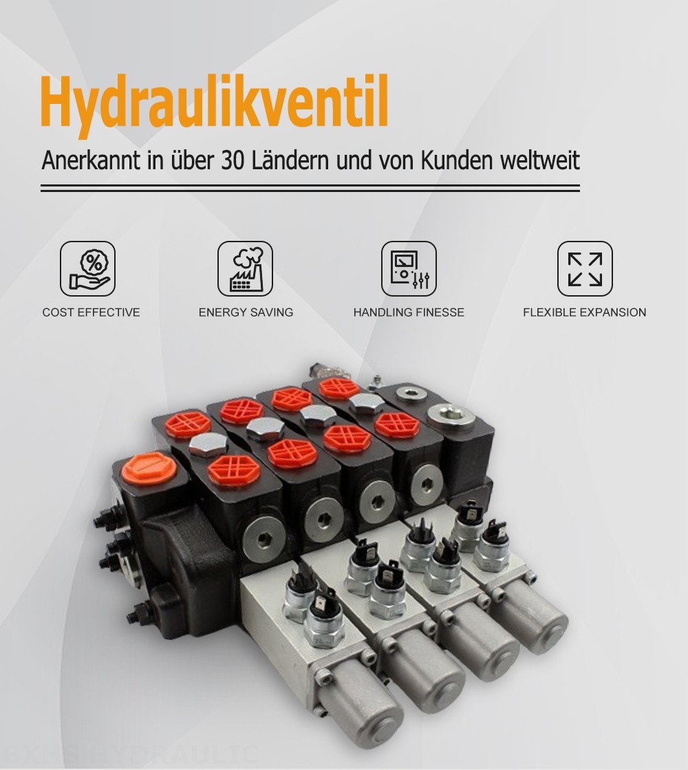 DLS180 Micro Switch Manuell 4 Steuerkolben Sektionalwegeventil